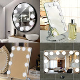 LED Vanity Mirror Light Kit 10 Dimmable Bulbs 3 Modes